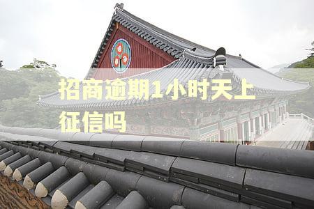 招商逾期1小时天上征信吗 招商逾期1小时天上征信吗