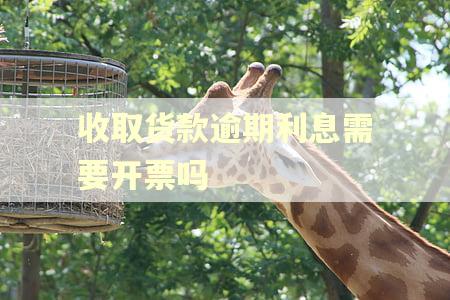 收取货款逾期利息需要开票吗