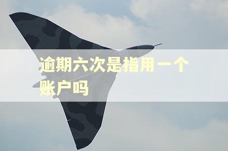 逾期六次是指用一个账户吗 逾期六次是指用一个账户吗