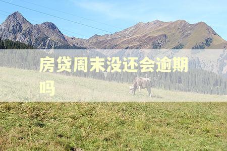 房贷周末没还会逾期吗 房贷周末没还会逾期吗