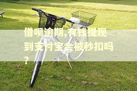 借呗逾期,有钱提现到支付宝会被秒扣吗?