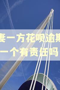 夫妻一方花呗逾期了,另一个有责任吗