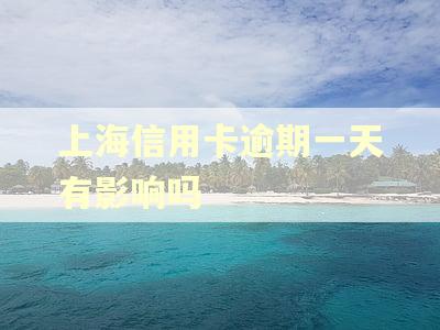 上海信用卡逾期一天有影响吗