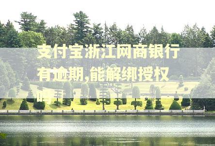 支付宝浙江网商银行有逾期,能解绑授权吗