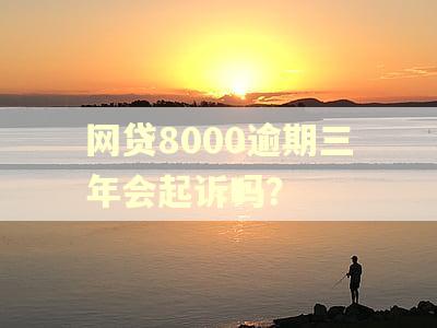 网贷8000逾期三年会起诉吗？