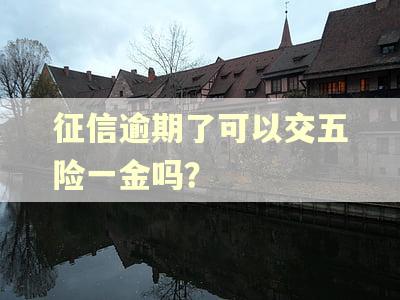 征信逾期了可以交五险一金吗？
