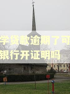 助学贷款逾期了可以让银行开证明吗