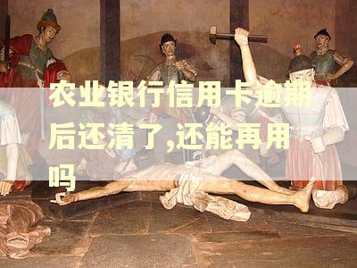 农业银行信用卡逾期后还清了,还能再用吗