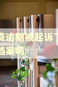 网贷逾期被起诉了会调档案吗