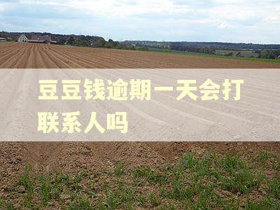 豆豆钱逾期一天会打联系人吗