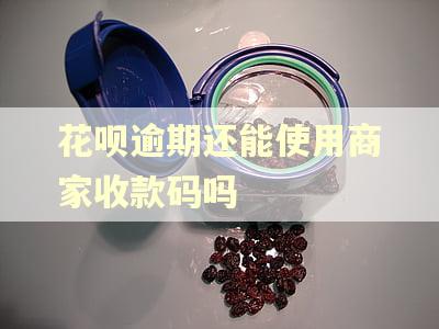 花呗逾期还能使用商家收款码吗