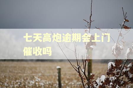 七天高炮逾期会上门催收吗