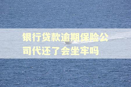 银行贷款逾期保险公司代还了会坐牢吗