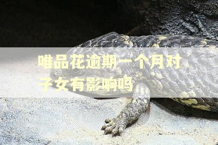 唯品花逾期一个月对子女有影响吗