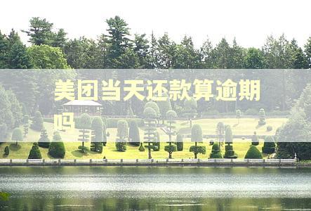 美团当天还款算逾期吗