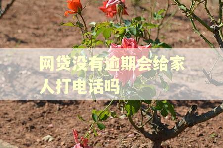 网贷没有逾期会给家人打电话吗