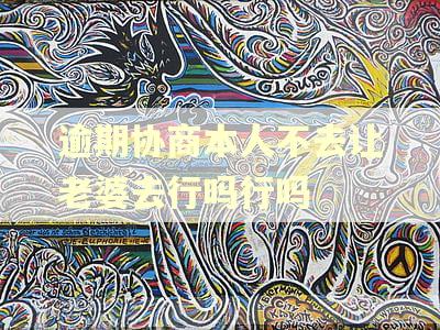逾期协商本人不去让老婆去行吗行吗