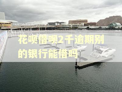 花呗借呗2千逾期别的银行能借吗