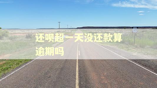 还呗超一天没还款算逾期吗