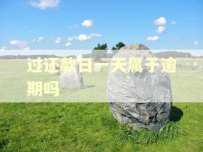 过还款日一天属于逾期吗