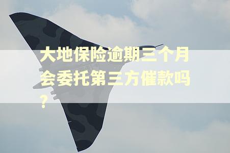 大地保险逾期三个月会委托第三方催款吗?