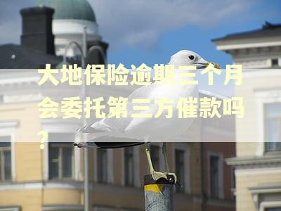 大地保险逾期三个月会委托第三方催款吗?
