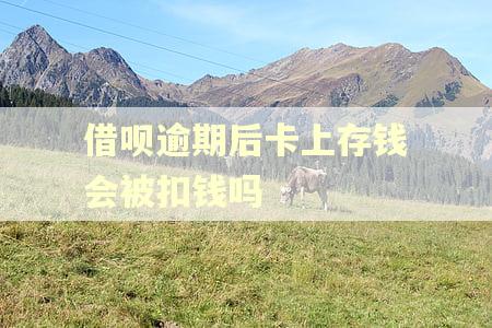 借呗逾期后卡上存钱会被扣钱吗