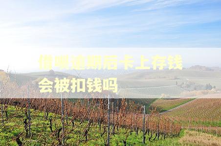 借呗逾期后卡上存钱会被扣钱吗