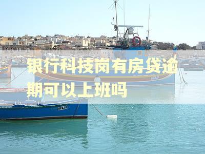 银行科技岗有房贷逾期可以上班吗 银行科技岗有房贷逾期可以上班吗
