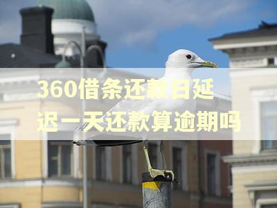 360借条还款日延迟一天还款算逾期吗