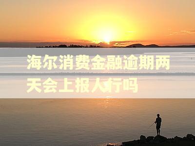 海尔消费金融逾期两天会上报人行吗