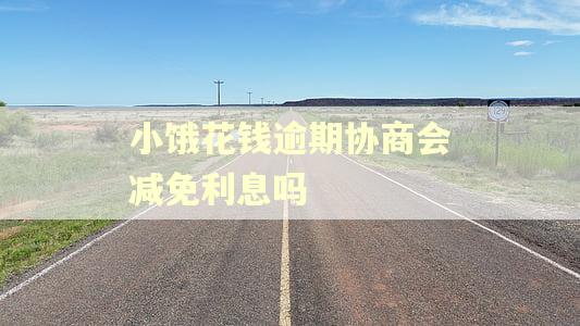 小饿花钱逾期协商会减免利息吗