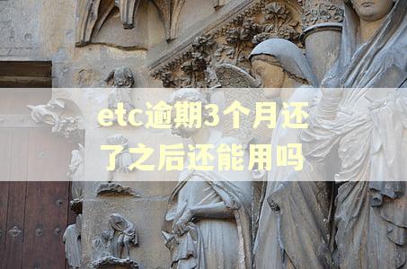 etc逾期3个月还了之后还能用吗
