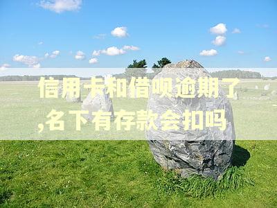 信用卡和借呗逾期了,名下有存款会扣吗