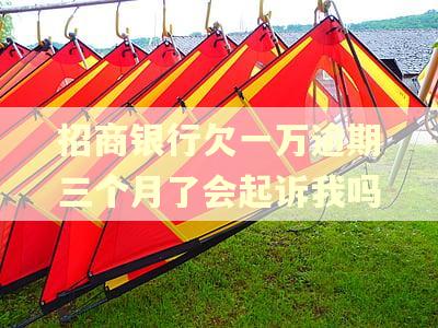 招商银行欠一万逾期三个月了会起诉我吗
