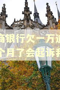 招商银行欠一万逾期三个月了会起诉我吗