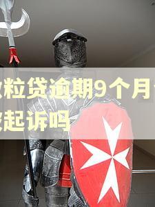 微粒贷逾期9个月会被起诉吗