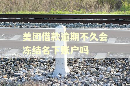 美团借款逾期不久会冻结名下账户吗