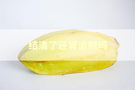 结清了还算逾期吗