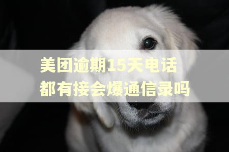 美团逾期15天电话都有接会爆通信录吗