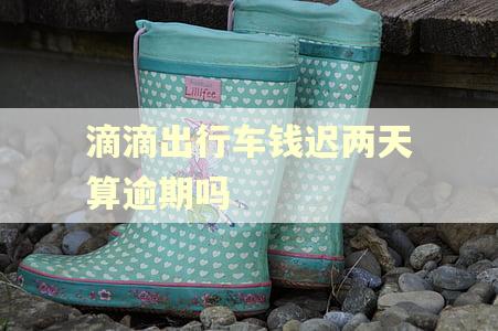 滴滴出行车钱迟两天算逾期吗