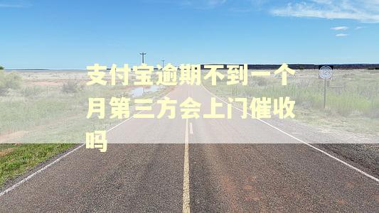 支付宝逾期不到一个月第三方会上门催收吗