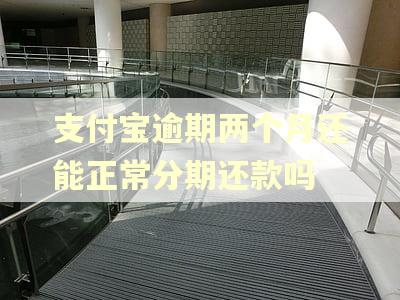 支付宝逾期两个月还能正常分期还款吗