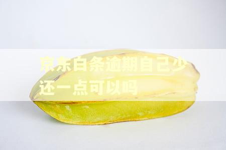 京东白条逾期自己少还一点可以吗