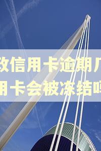 邮政信用卡逾期几天信用卡会被冻结吗