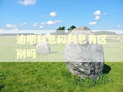 逾期利息和利息有区别吗