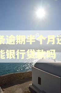 白条逾期半个月还款还能银行贷款吗