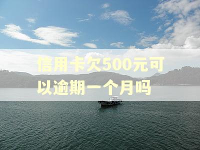 信用卡欠500元可以逾期一个月吗