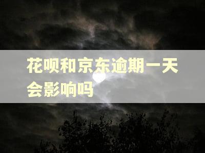 花呗和京东逾期一天会影响吗