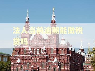 法人当前逾期能做税贷吗